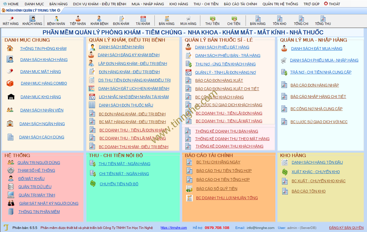 Phần mềm quản lý Phòng khám TINNGHE